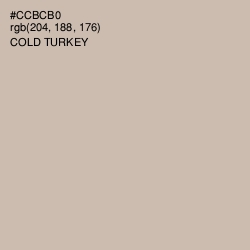 #CCBCB0 - Cold Turkey Color Image